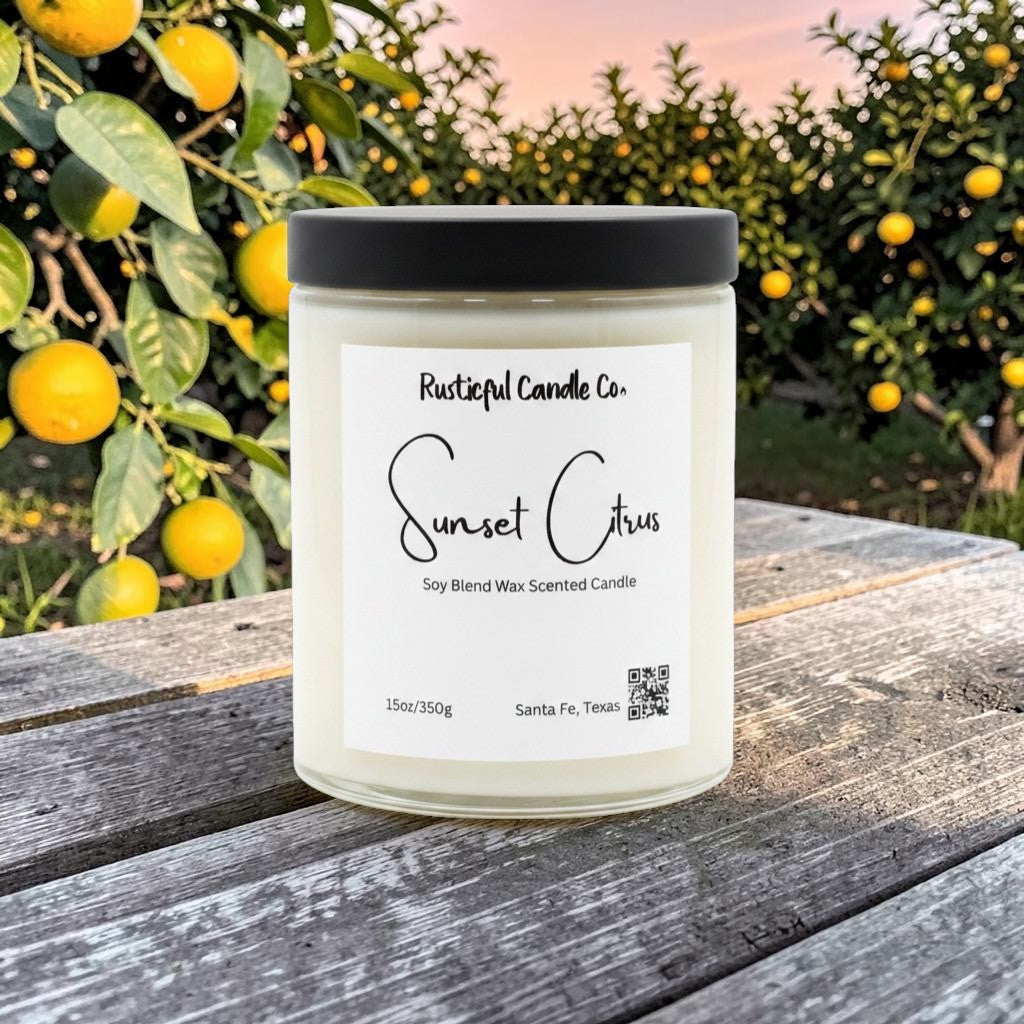 Citrus Sunset 2 Wick Scented Candle