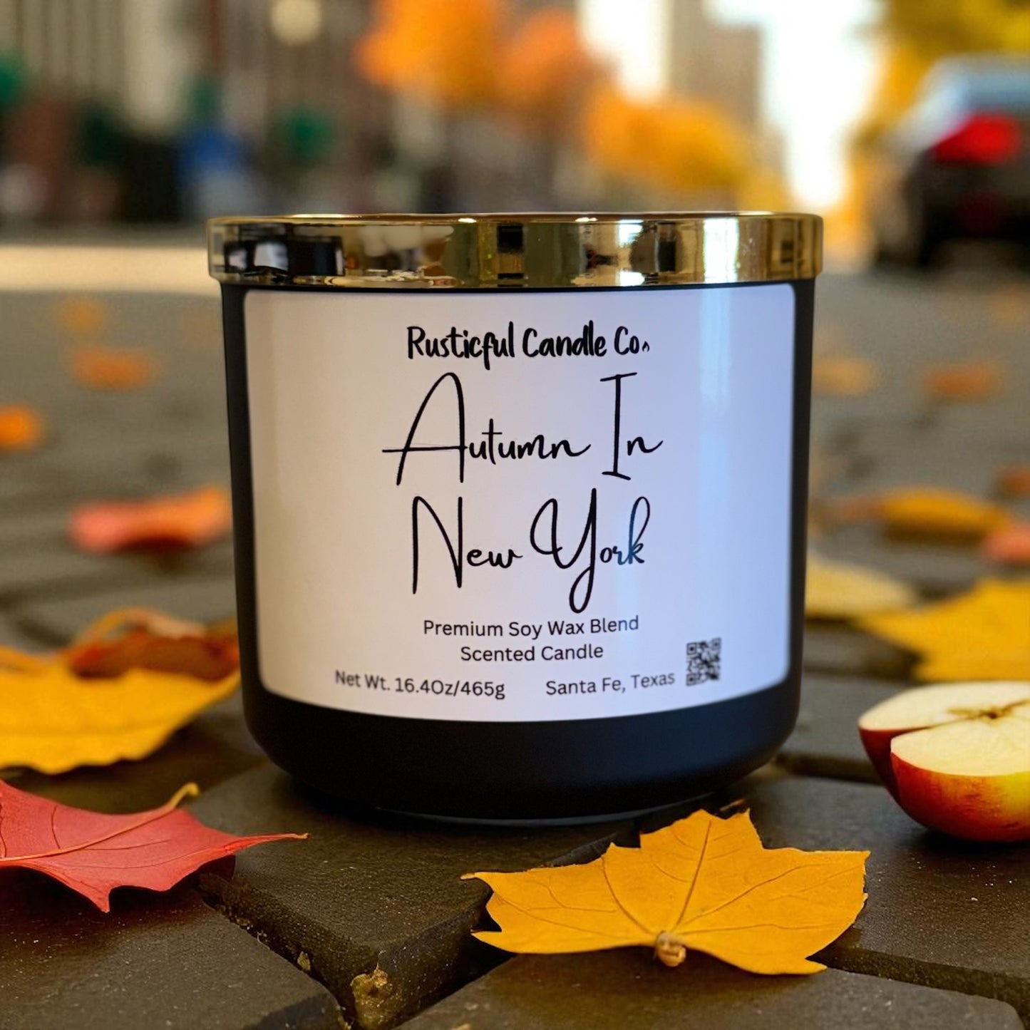 Autumn in New York 3 Wick Scented Candle