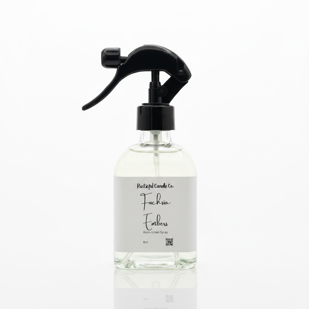 Fuchsia Embers Scented Room & Linen Spray with Odor Eliminator
