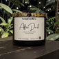  "After Hours 3 Wick Candle by Rusticful Candle Co — a luxurious tropical candle with notes of black currant, jasmine, and amber woods"
