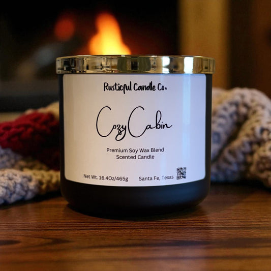 Cozy Cabin 3 Wick Scented Candle