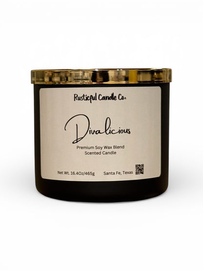 Divalicious 3 Wick Scented Candle