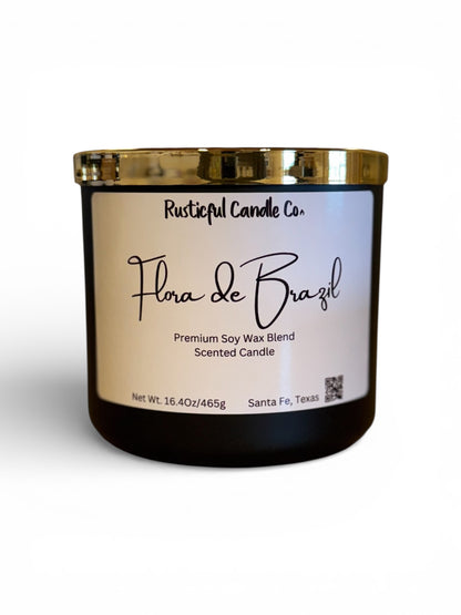 Flora de Brazil 3 Wick Scented Candle