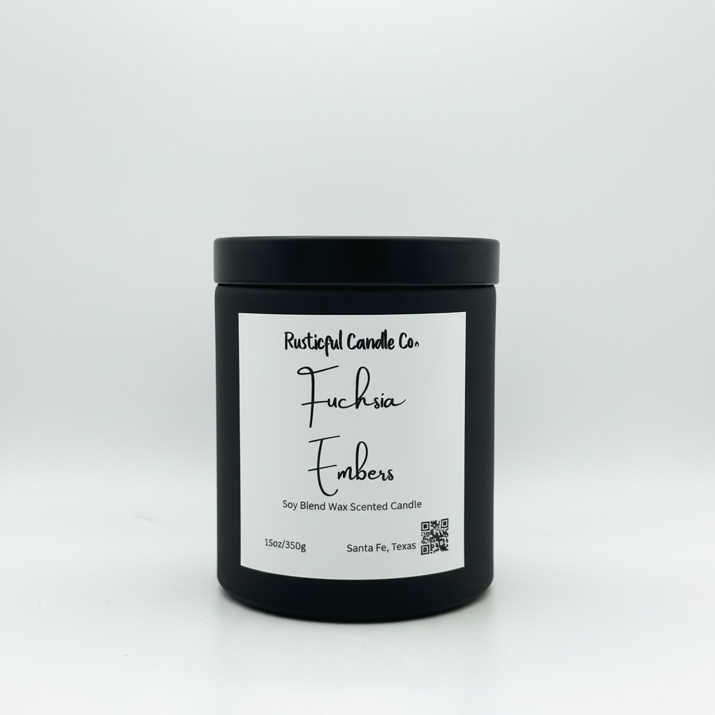 Fuchsia Embers 2 Wick Scented Candle