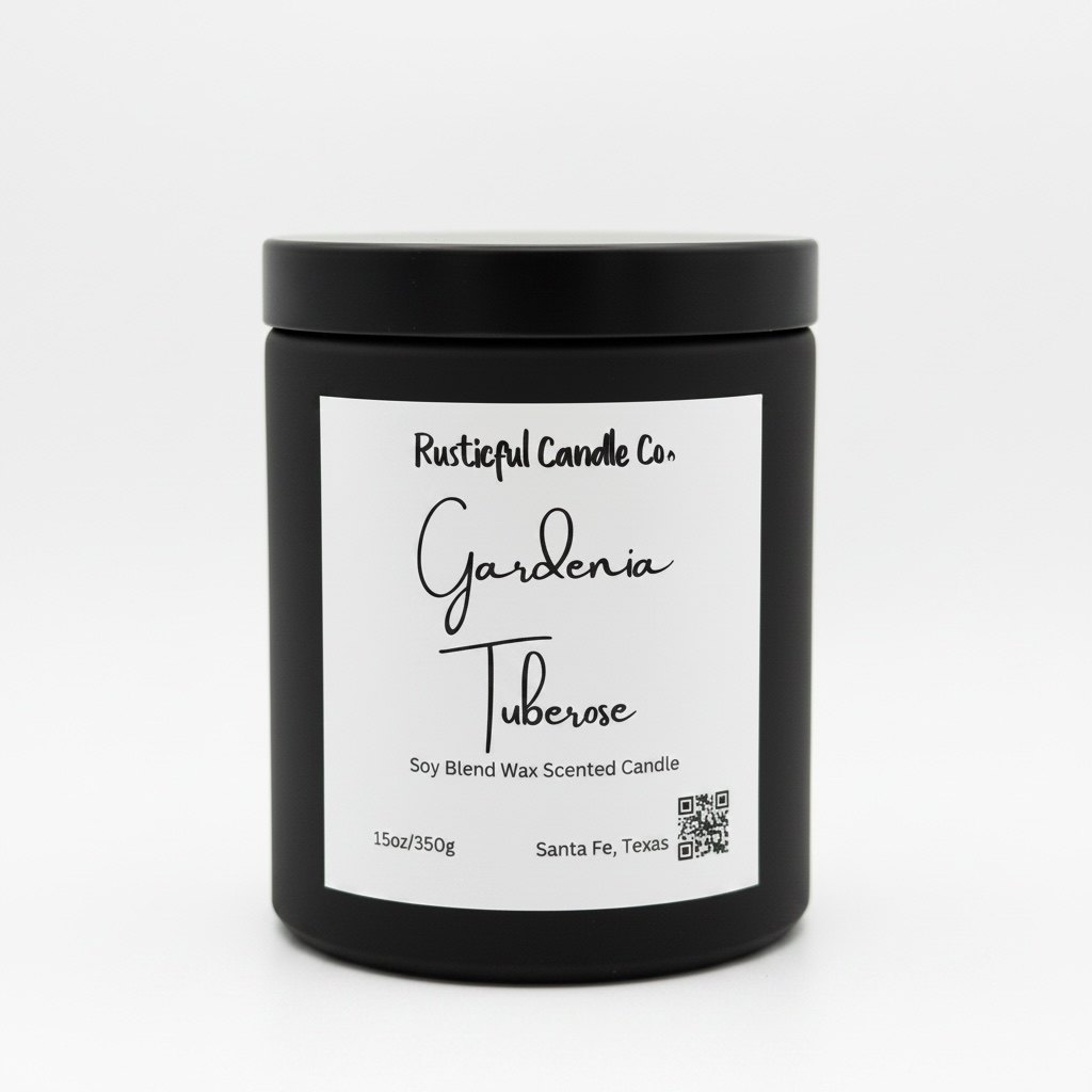 Gardenia Tuberose 2 Wick Scented Candle