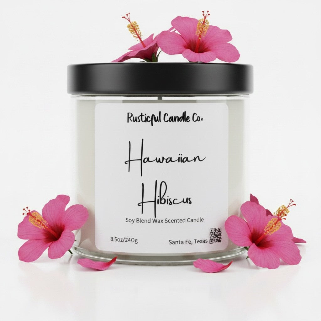 Hawaiian Hibiscus Scented Candle
