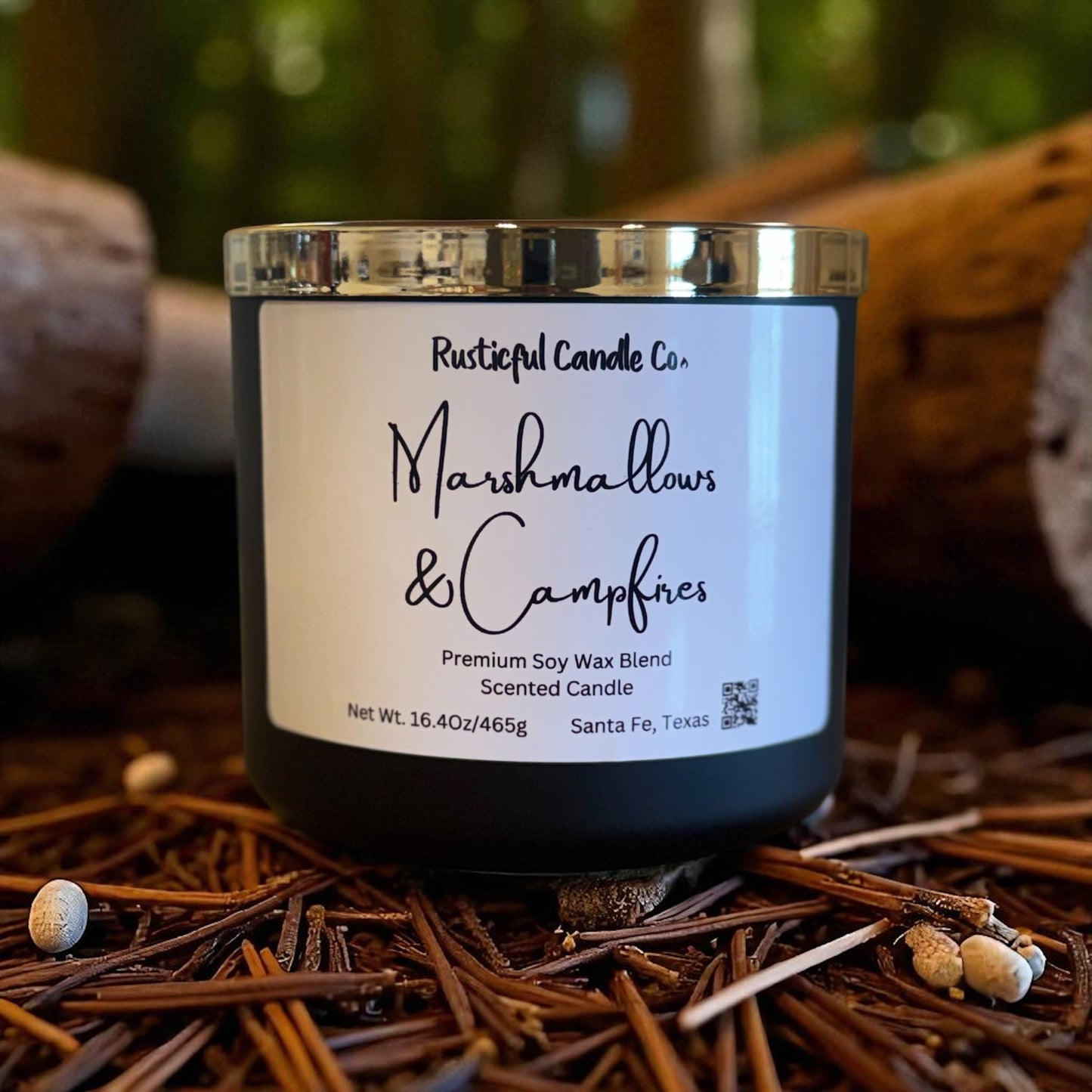 Marshmallows & Campfires 3 Wick Scented Candle