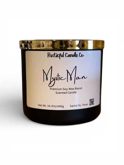 Mystic Man 3 Wick Scented Candle