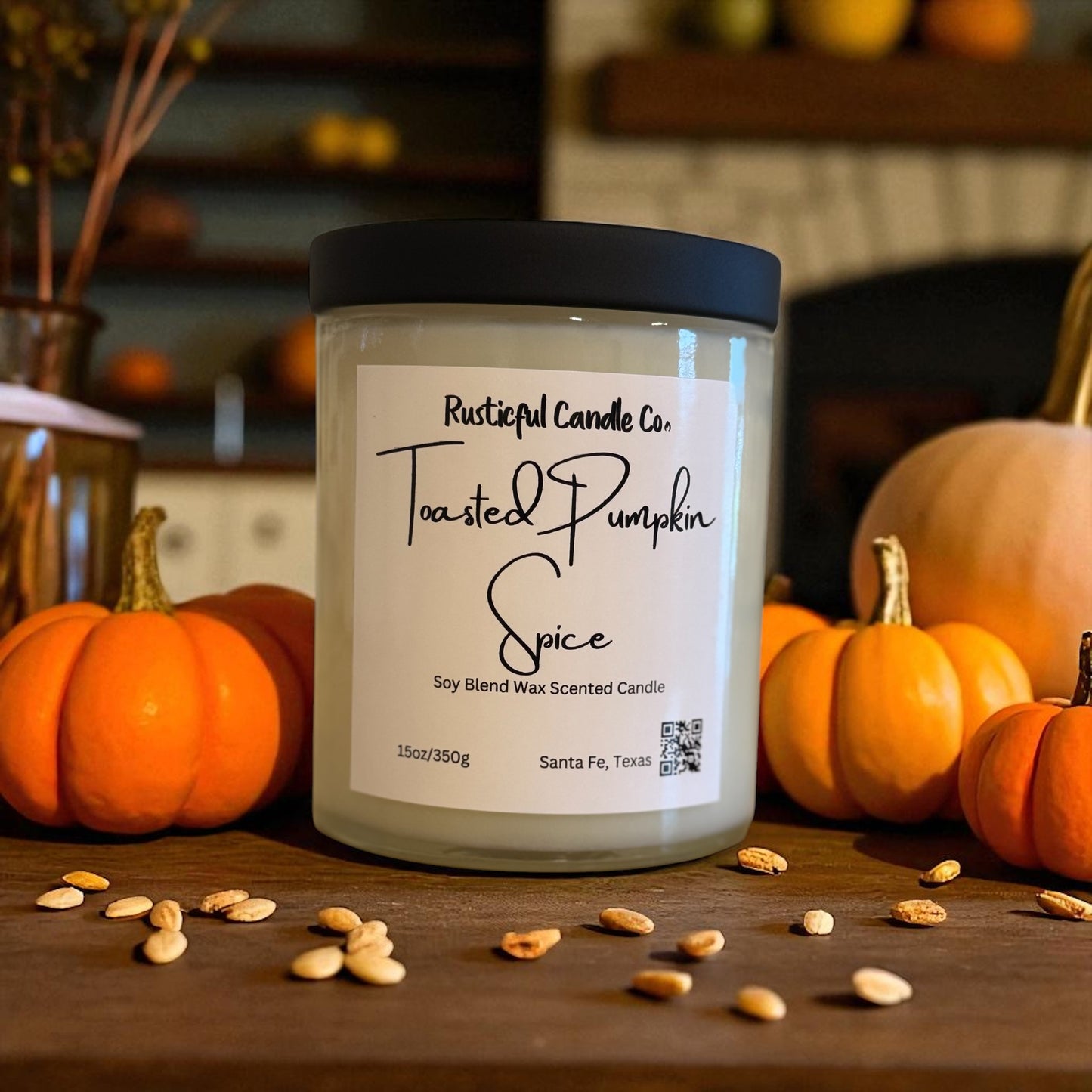Toasted Pumpkin Spice 2 Wick Scented Candle