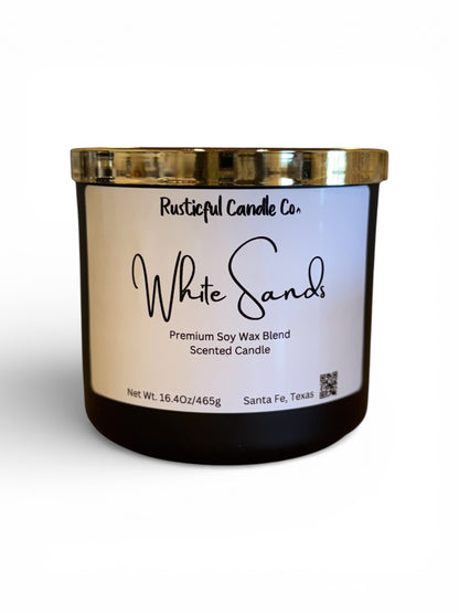 White Sands 3 Wick Scented Candle